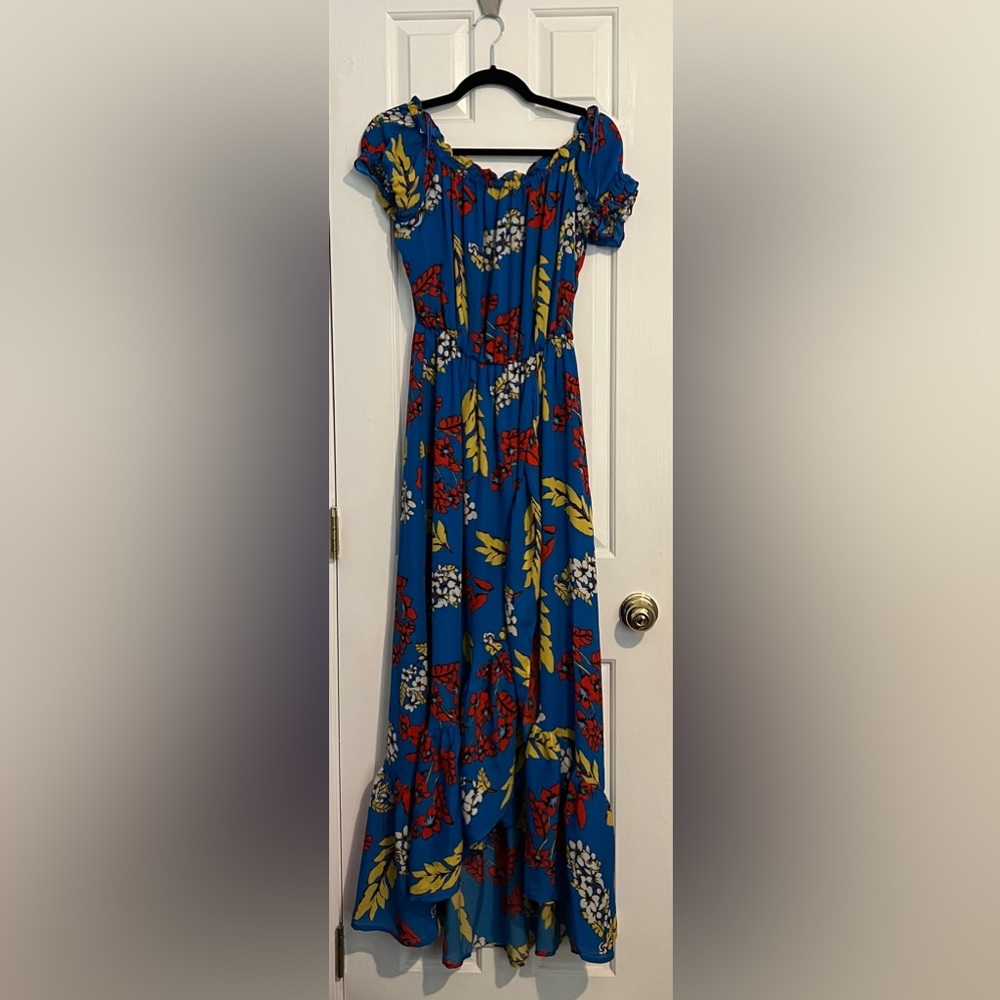 High-Low Floral Dress